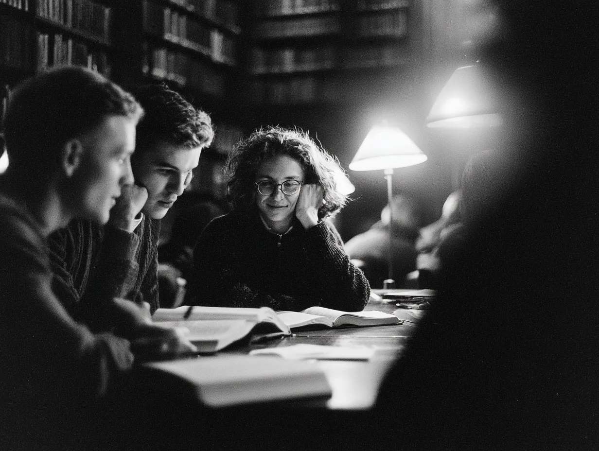Academy of the Bible — students studying